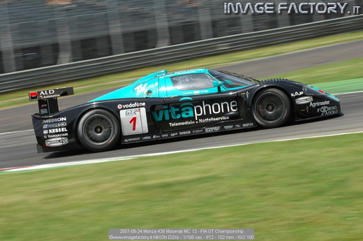 2007-06-24 Monza 426 Maserati MC 12 - FIA GT Championship